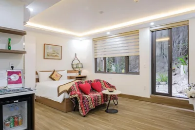 Double Room with Patio — Roza Palace Cat Ba